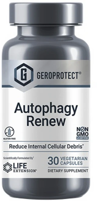 라이프익스텐션 게로프로텍트 오토퍼지 리뉴 베지테리안 캡슐, 1개, 30정 - 쿠팡