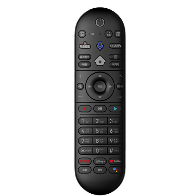 KT 정품 기가지니 리모컨 (유투브 넷플릭스 디즈니 ) (HJ솔B 증정) [스크래치 있음/건전지 포함/당일배송]