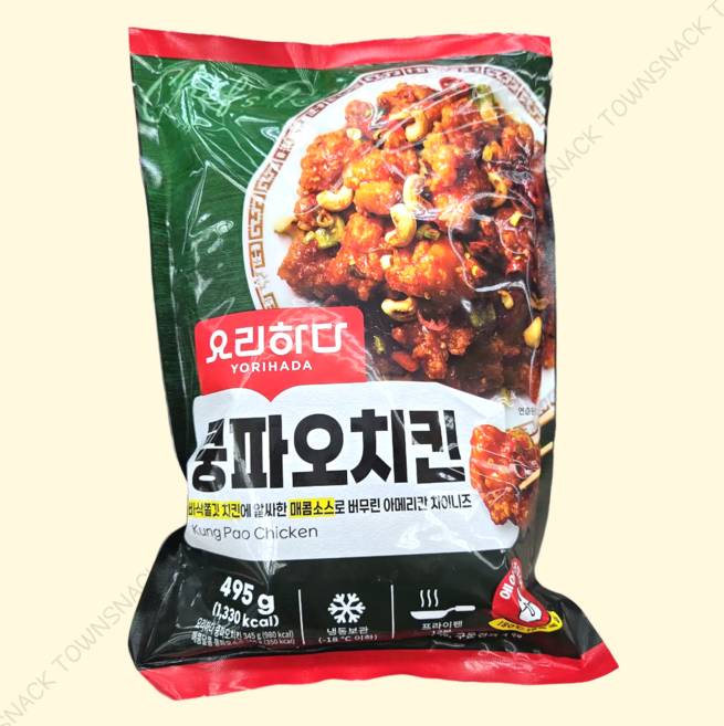 요리하다 쿵파오 치킨 아이스포장, 495g, 2개
