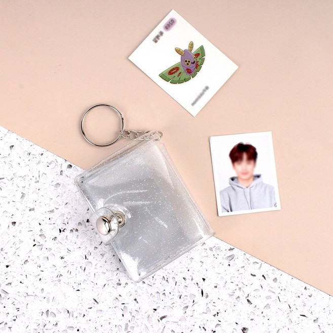 트레분 띠부실 미니앨범 키링 pvc 홀더 악세사리 열쇠고리