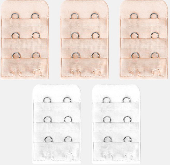 소소미도 5매 브라 연장 후크 브라 사이즈 조절 브라끈 (2후크 컬러)