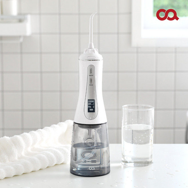 오아 클린이워터D 구강세정기, OOR-007WH+거치대패키지, 화이트