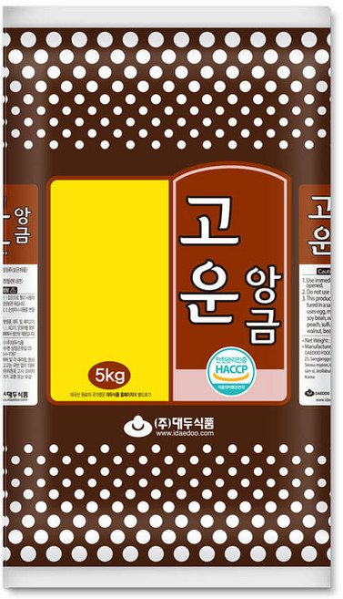 대두식품 고운앙금 55M 5kg, 1개