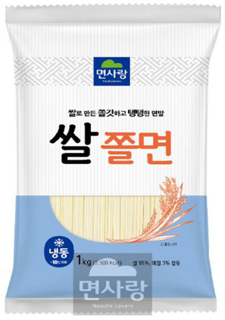 쌀쫄면 1Kg 대용량 면사랑, 1개