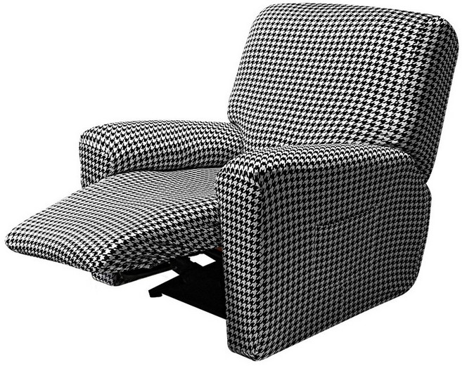 1인용 리클라이너쇼파 커버 시트 패브릭 교체 덮개 천갈이 분리형, 하운드투스