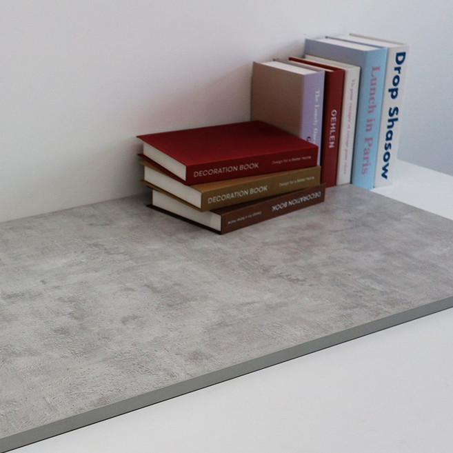 국내제조 E0 친환경소재 사월의가구 나무 우드 상판 식탁 테이블 책상 합판 18T 상판, 라이트그레이, 1단