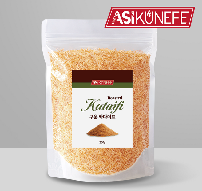 튀르키예 ASI 로스팅 카다이프면 직수입 구운 카다이프, 250g, 1개