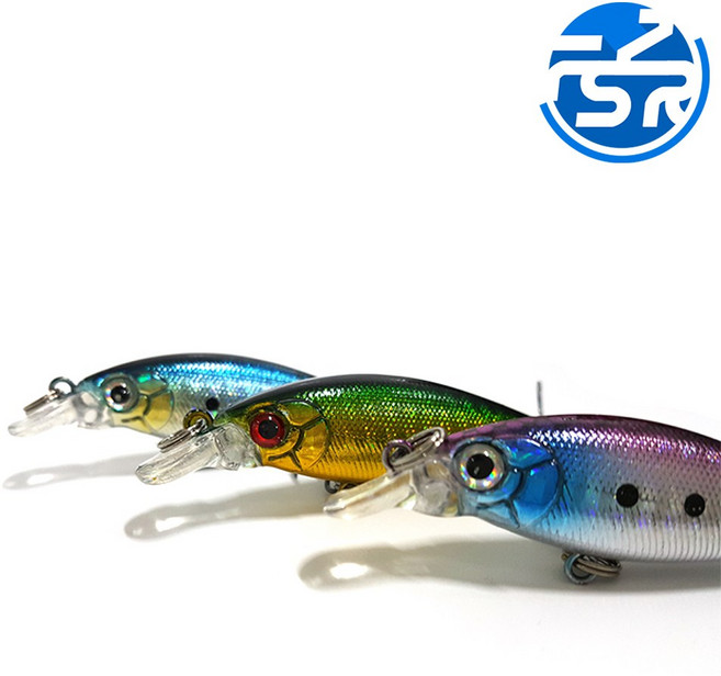 플로팅타입 미노우 립베이트 루어낚시 쏘가리 배스, Violet, 1g, 1개