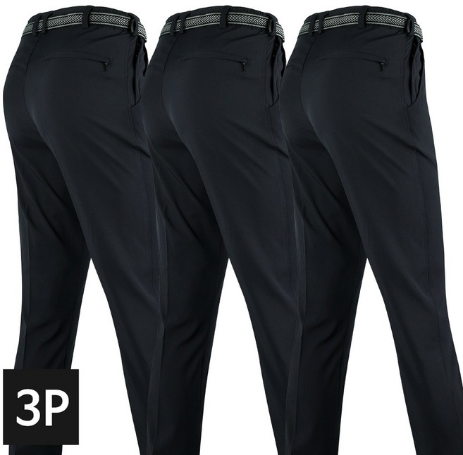 [GTM] 1+1+1 WFB무지바지 총3장 남성 작업복 근무복 등산복 외출복 기본 팬츠 빅사이즈 단체