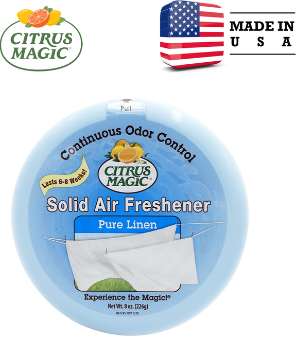 시트러스 매직 솔리드 에어 프레쉬너 퓨어 리넨 226g, 1개