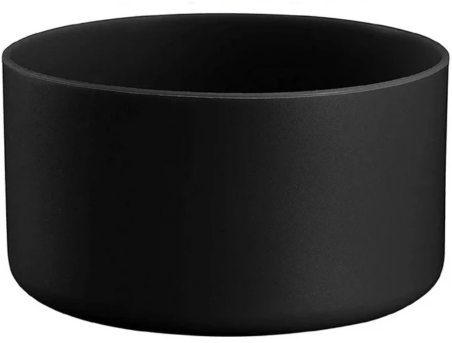 하이드로 플라스크 32oz 40oz용 9cm 실리콘 부츠 BPA 프리 미끄럼 방지 바닥 슬리브 커버 베이스 패드 (아, 01 For 32oz 40oz, 09 Black