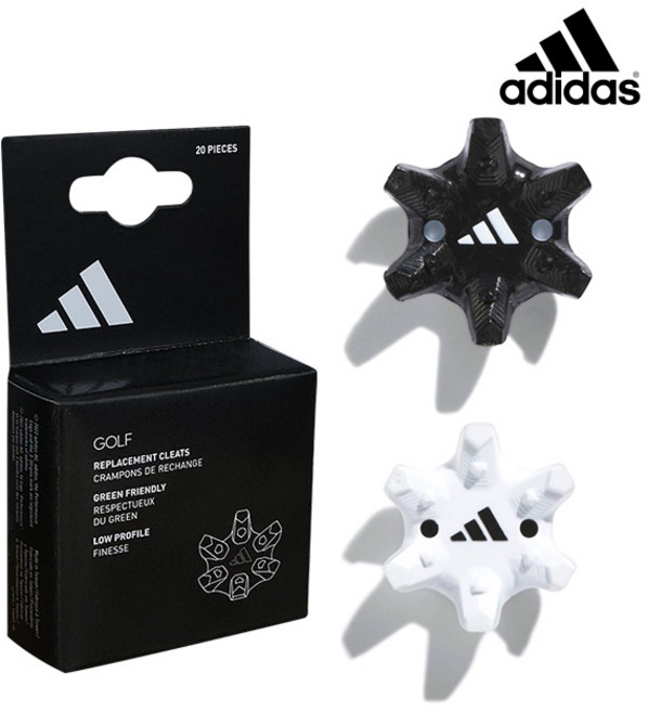 아디다스 2023 NEW THINTECH 스파이크 골프화징 IA6409, 화이트, 20개