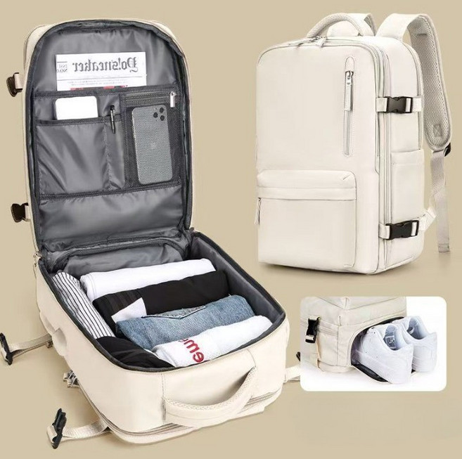 루카스 대용량 확장형 여행 출장용 직장인백팩