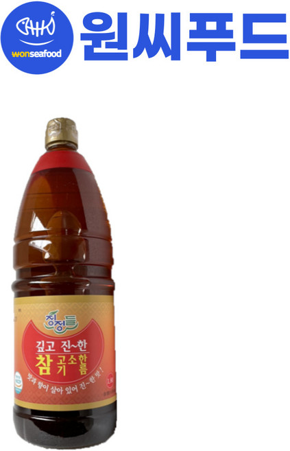 원씨푸드 청정들 참고소한 기름 1.8L, 1개