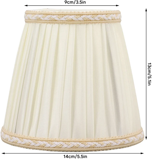 E14 전구용 천 전등갓 모던 심플 캔들 샹들리에 조명 쉐이드 테이블 램프 거실 홀 호텔용 커버 6 개, 02 Option 3