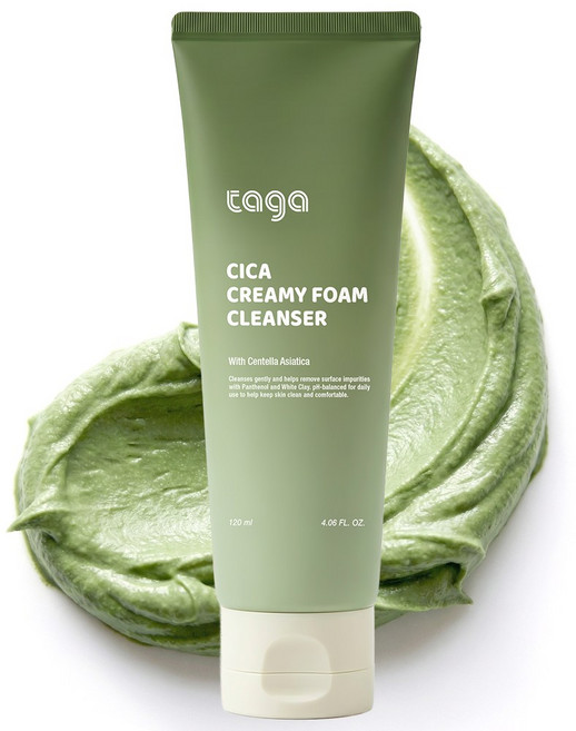 타가 약산성 팩투폼 저자극 시카 클렌징, 1개, 120ml