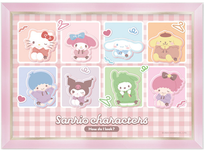 토이앤퍼즐 산리오 캐릭터즈 챕터 150피스 직소퍼즐액자 TPD150-057, 퍼즐+모던핑크액자, 1개