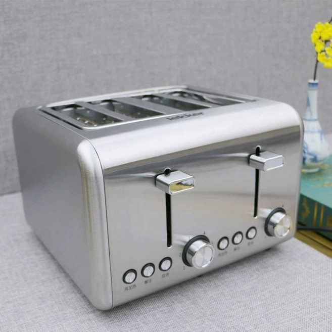 토스트기계 업소용 4구 스텐 만들기 카야토스트 카페, 2 슬라이스