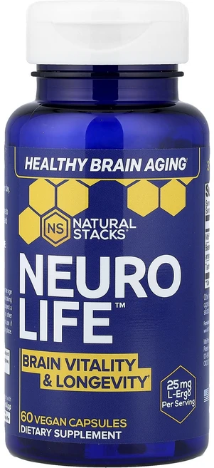 새해 첫좋은선물 Natural Stacks NeuroLife™ 베지 캡슐 60정 제대로 할인합니다, NaturalStacksNeuroLife베지캡슐60정, 1개 - 쿠팡
