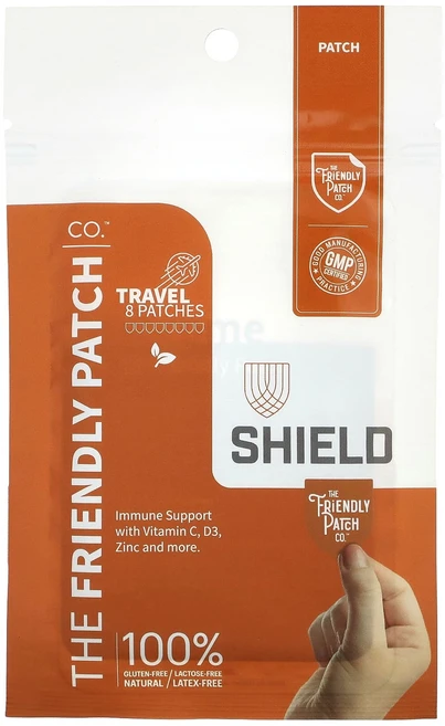 단백질 비타민 철분 마그내슘 칼슘 The Friendly Patch 쉴드 면역 패치 8장 고루고루섭취해주세요, TheFriendlyPatch쉴드면역패치8장 - 쿠팡