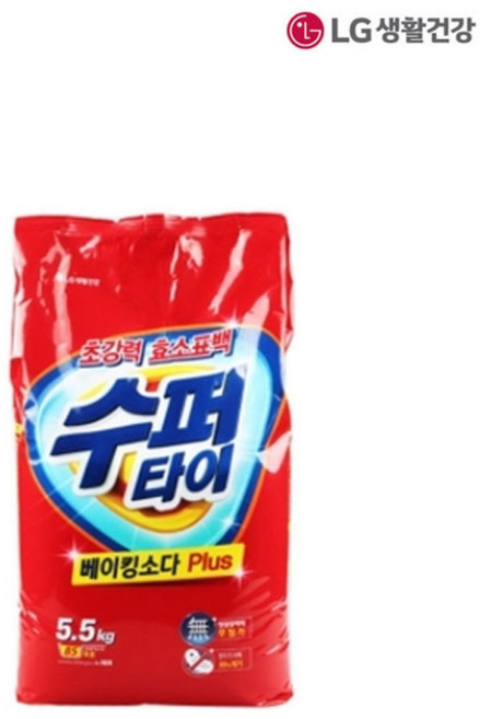 엘지생활건강 수퍼타이 5.5kg 세탁세제, 1개