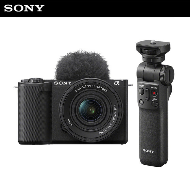 소니 공식대리점 카메라 ZV-E10M2K 블랙 (SELP16502 렌즈킷) + GP-VPT2BT 슈팅그립 브이로그 알파, 단품