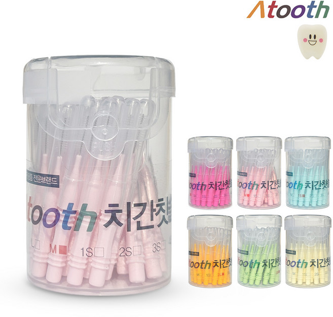 아투스 치과용 치간 칫솔 / 치과의사가 개발한 맞춤형 사이즈, 1.2mm, 30개입, 1개