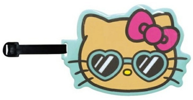 태닝키티 다이컷 가방 네임 태그 헤이세이 러기지택 여행용 헬로키티