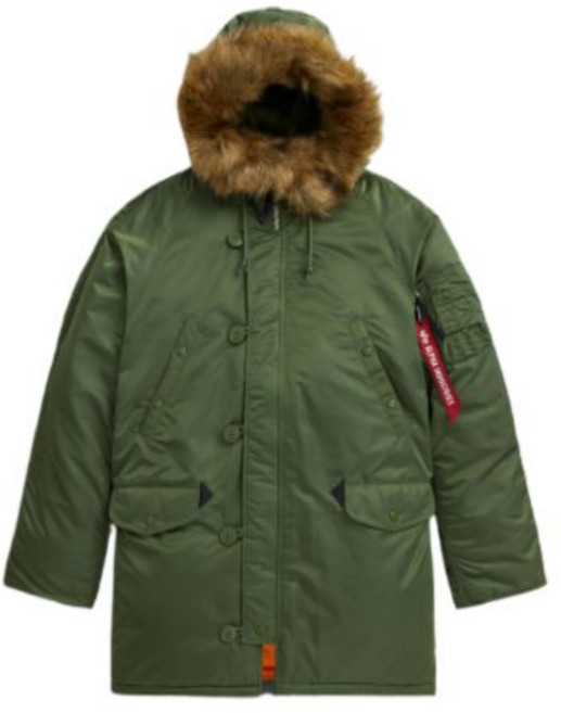 알파인더스트리 ALPHA INDUSTRIES 슬림 핏 N-3B 세이지 매장정품 193040