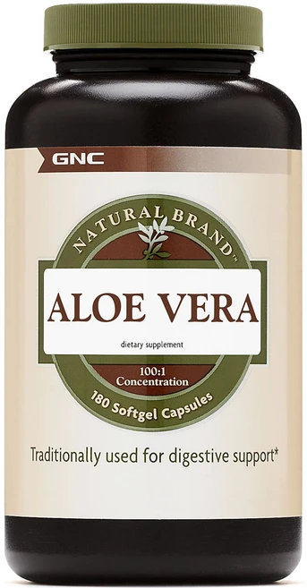 GNC 알로에 베라 젤 (180소프트젤), 단품, 1개, 180정 - 쿠팡