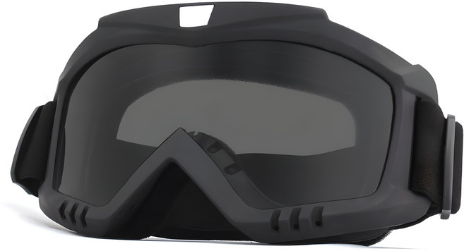 스포츠 겨울 스노우 보드 방풍 고글 바이크 수상스키 워터쇼 안경, 검정그레이, 1개