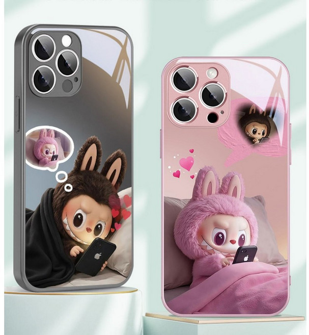 이불속 라부부 커플 휴대폰케이스 아이폰 11~17
