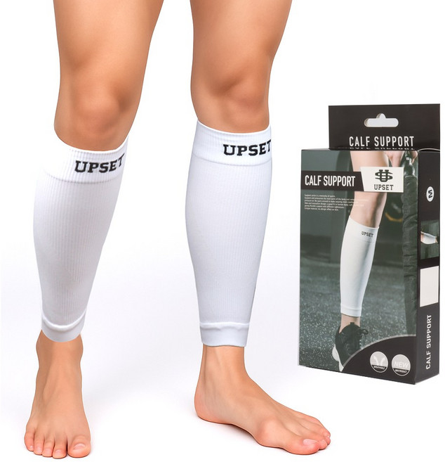 업셋 카프슬리브 종아리 압박 보호대 2p 1세트, 화이트