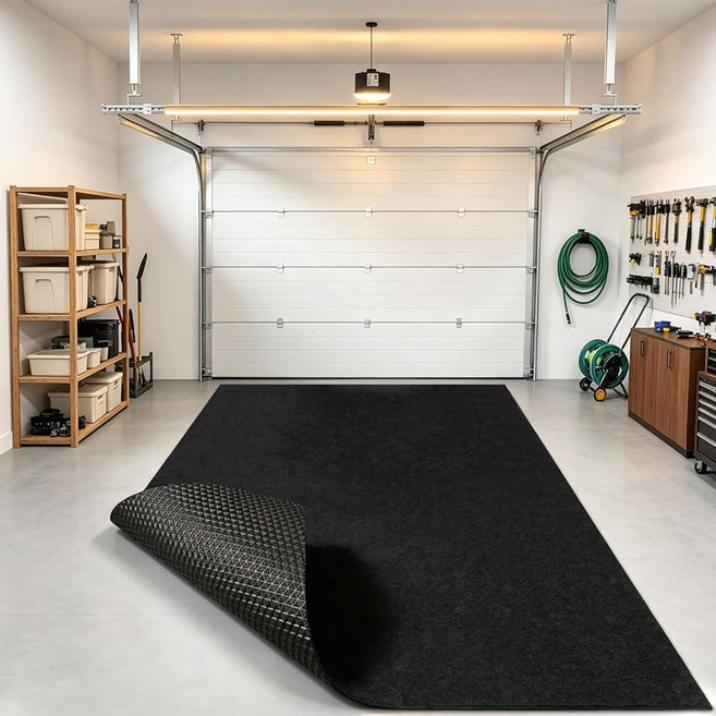 GeoDB Oil Spill Mat Absorbent Grease Garage Floor Protector Under Car Auto Repairs Oil Change Le