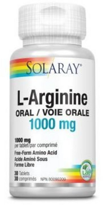 솔라레이 L-아르기닌 1000mg 30정, 1개