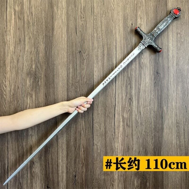 哈利波特劍 cos 哈利波特 道具 格蘭芬多 劍 武器 裝備 漫展 拍攝 攝影 道具 西洋劍 PU橡膠 材質 未開刃 材質PU軟膠 尺寸約110cm 重量約230g, 如圖所示, 1個