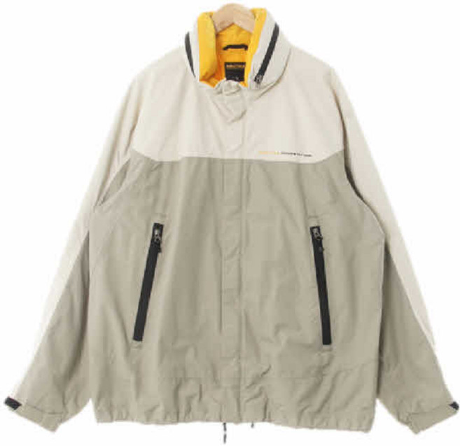 1298 노티카 말차그린아이보리 투톤가슴로고점퍼 [110]