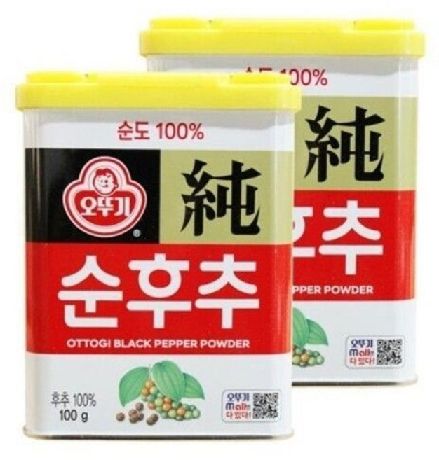 오뚜기 순후추, 2개, 100g