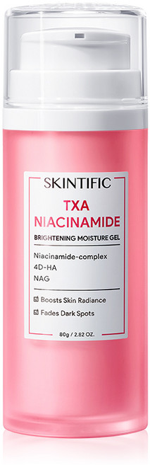 SKINTIFIC 煙酰胺亮白保濕霜 改善暗沉提亮肌膚, 1個, 亮白面霜80g