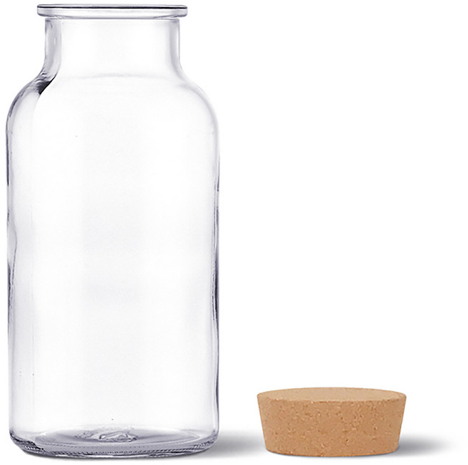 코르크유리병 코르크-FW1247 소품병 1000ml, 1개, 1L