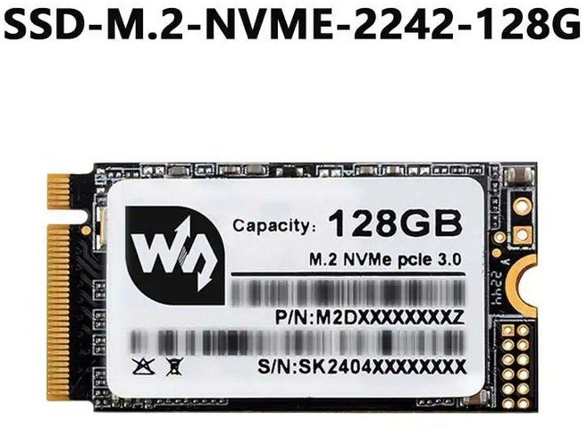 라즈베리 파이5 SSD 2280/2242 128/256/512GB 1TB PCIe - M.2 NVMe 솔리드 스테이트 드라이브, 05 M.2-NVME-2242-128G