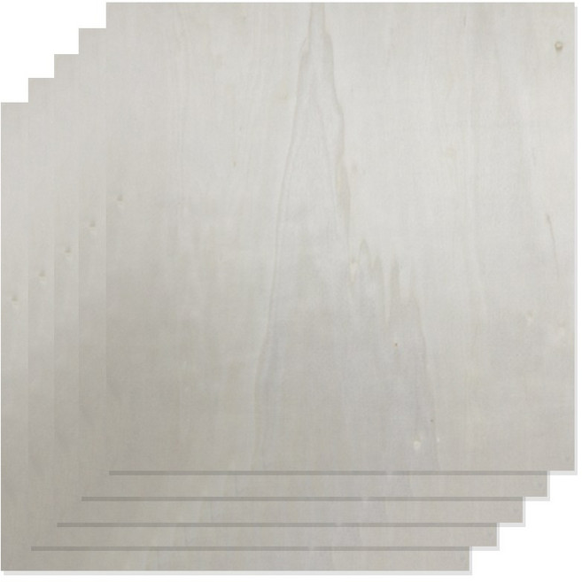 1.5mm 레이저커팅 얇은 포풀러우드 합판 목재 5장