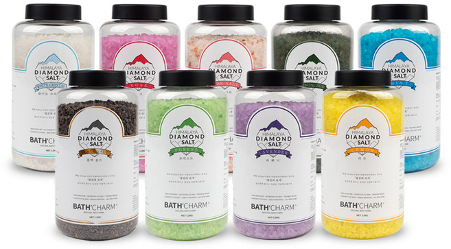 바스참 히말라야 다이아몬드솔트 입욕제 1.2kg 반신욕 족욕 바스솔트, 1개