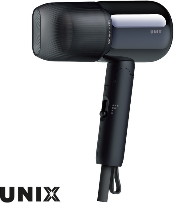 유닉스 이온 에센셜케어 헤어 드라이기 1800W, UN-A3020, 미드나이트블랙