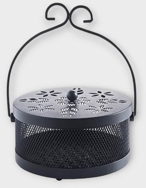 낭만 모기향 연소기 케이스 거치대, 블랙 2개입