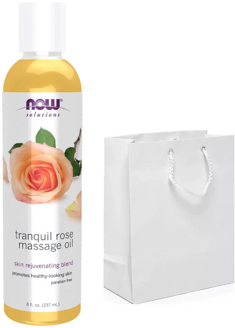 나우푸드 트랜퀼 로즈 마사지 오일, 237ml, 1개 - 쿠팡