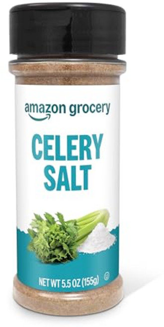 아마존 브랜드 - 해피 벨리 셀러리 소금 5.5 온스 Amazon Grocery Celery Salt 5.5 Oz (Previously Happy Belly Packagin, 1개