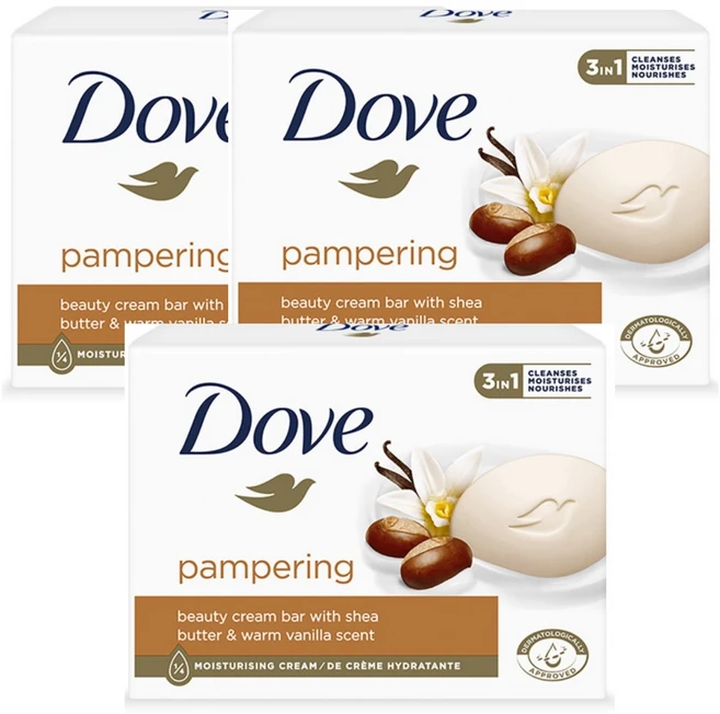 도브 시어버터바 비누, 90g, 3개 - 쿠팡
