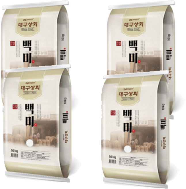 대구상회 햅쌀 백미, 40kg, 40kg, 1개