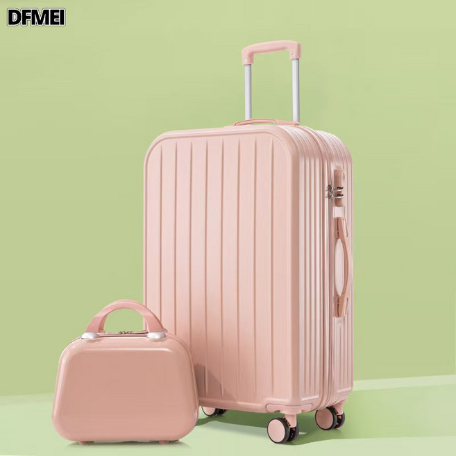 DFMEI 行李箱女202520寸登機箱小型輕便密碼箱24耐用旅行箱拉桿箱